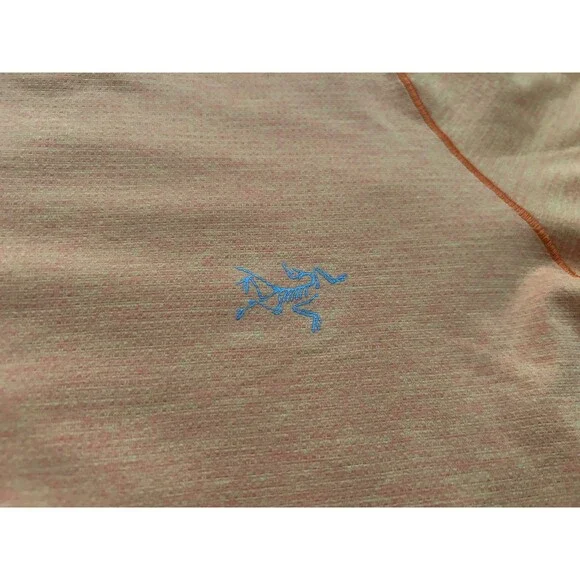 Arc'teryx Cormac Crew Short Sleeve Shirt Mens Medium Orange 15518 - Picture 2 of 8